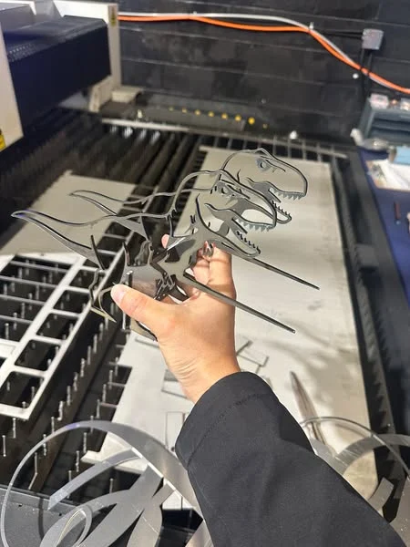 Automated CNC laser cutting production line