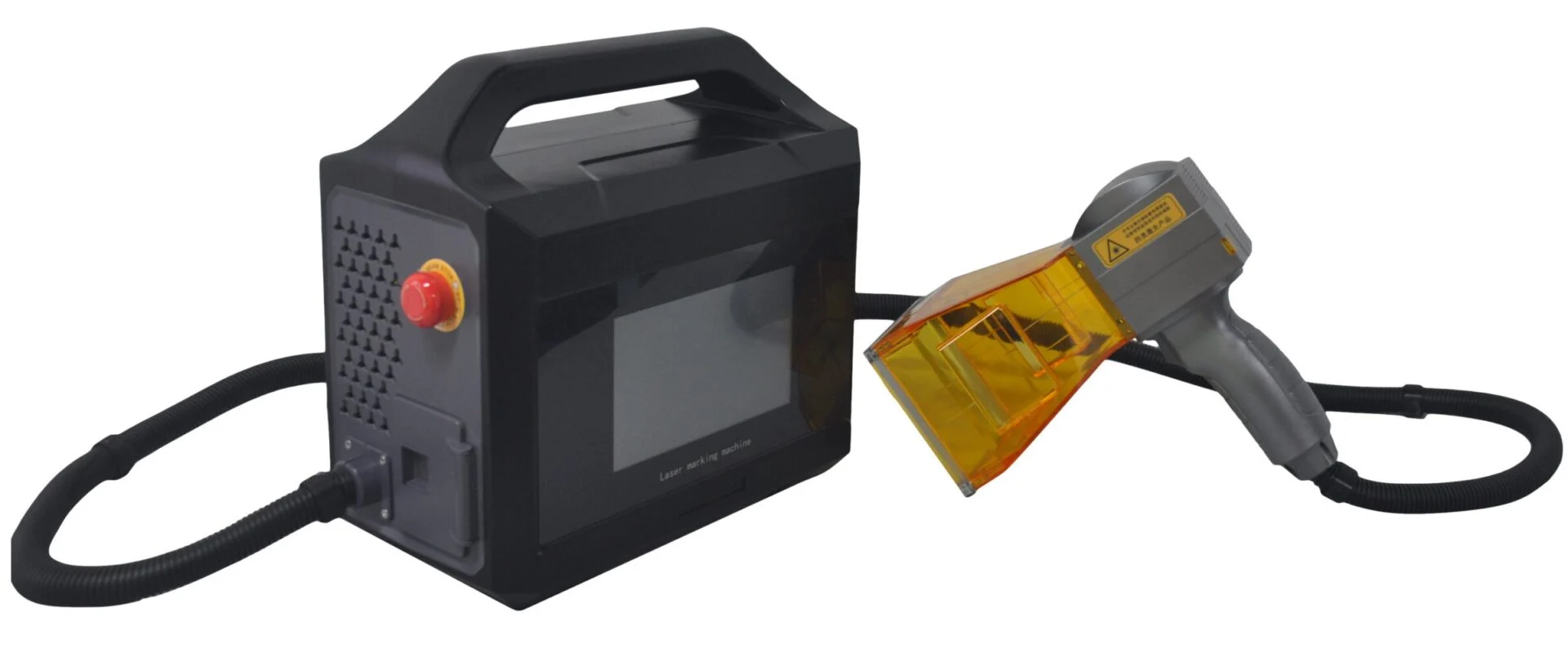 Handheld portable laser marking machine for mobile industrial marking applications