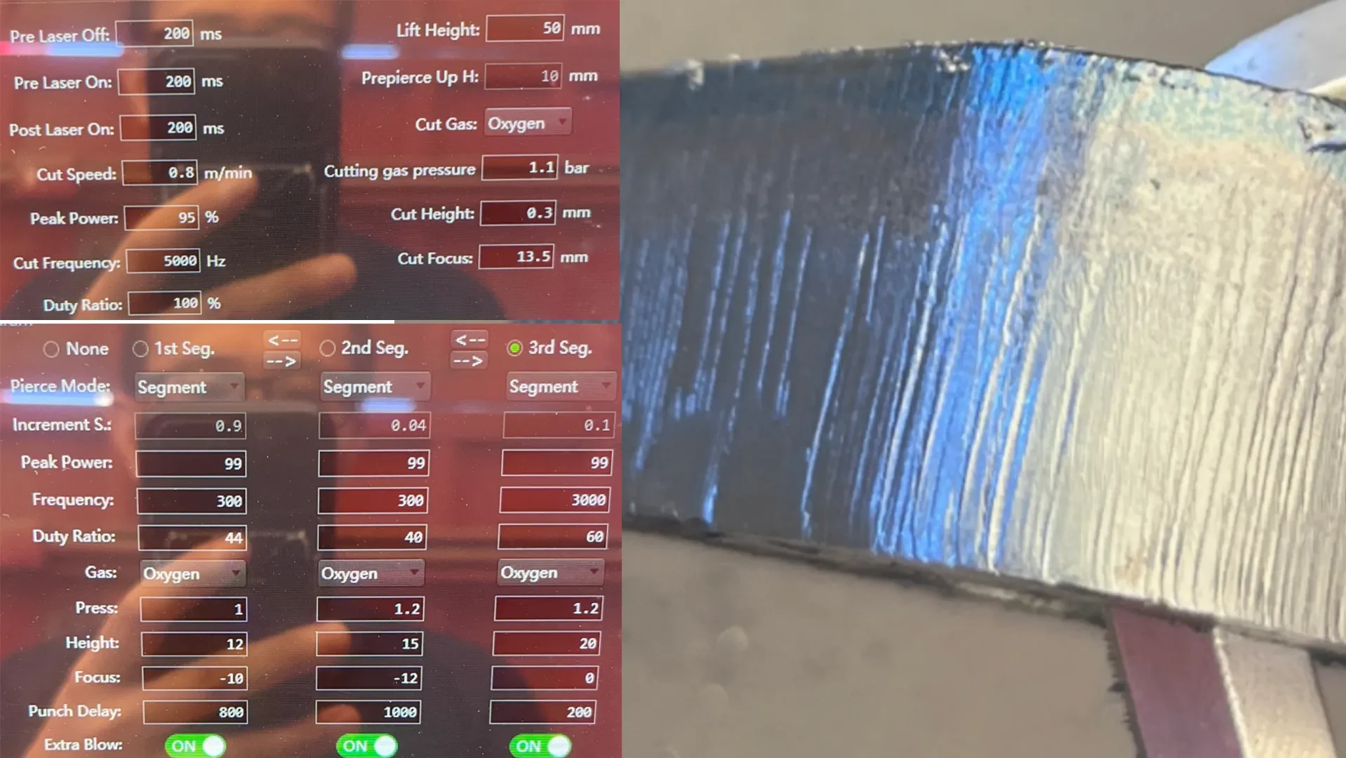 Stainless steel laser processing and carbon steel cutting solutions