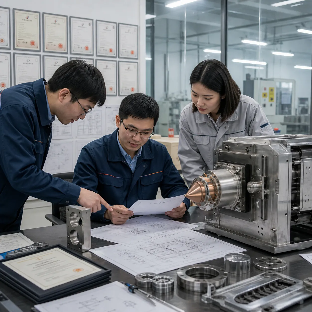 Laser Machine Training and Technical Collaboration